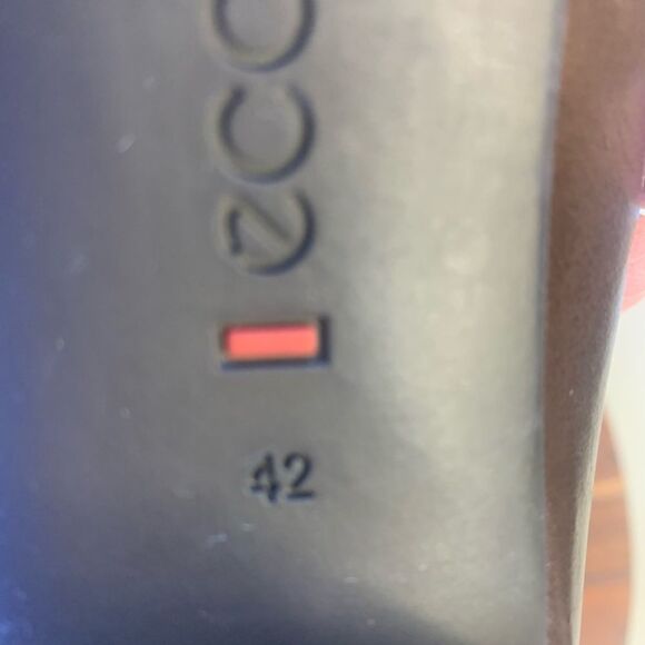 Womens Ecco chunky heel. Inv 5290c - Picture 6 of 6